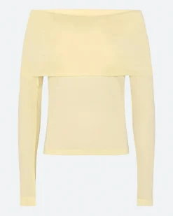 Minimum Blouses | Lena off shoulder t-shirt 4158 - Flan