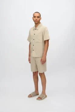 Minimum Shirts | Lennon short sleeved shirt 4222 - White Pepper WhitePepper