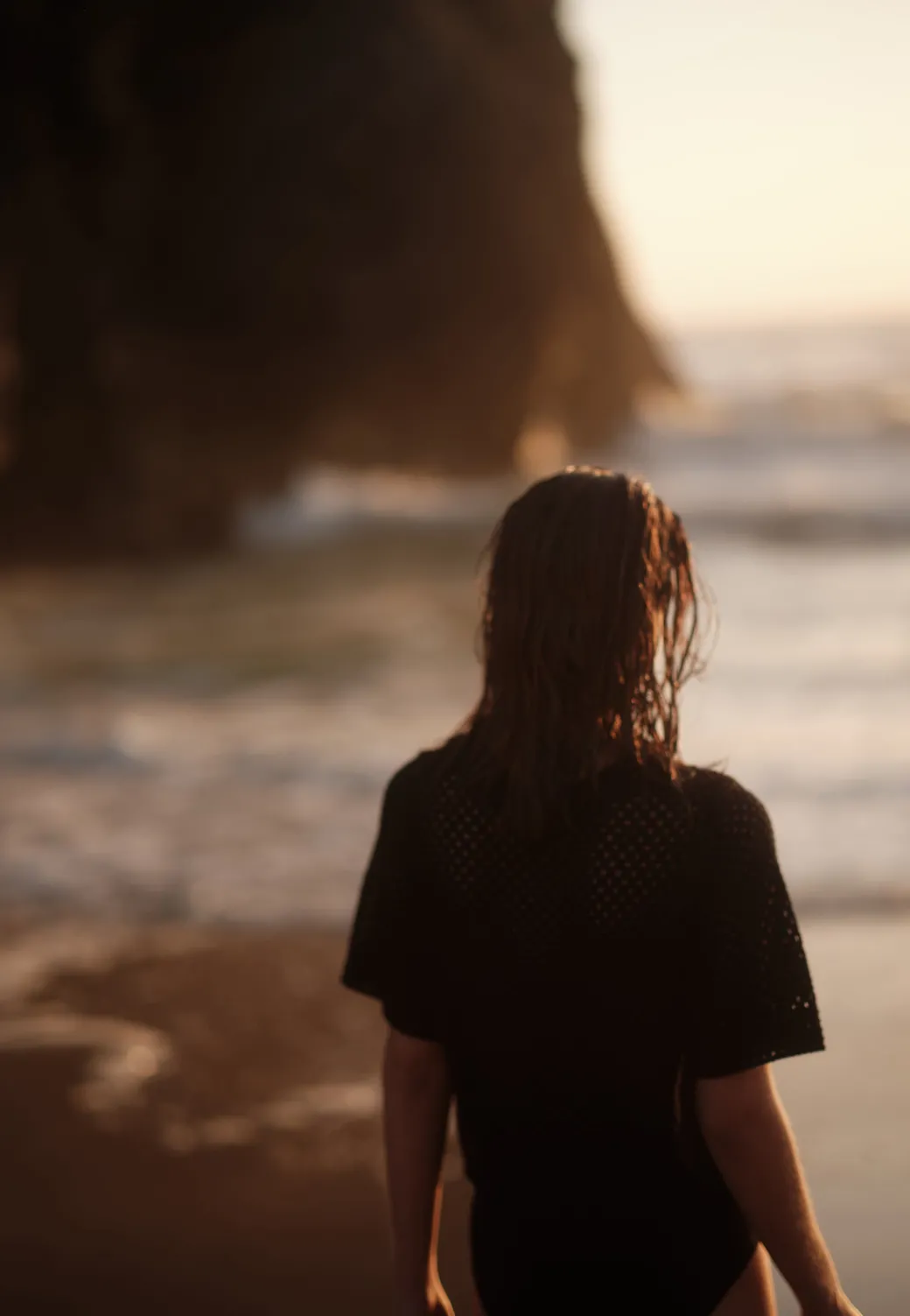 Minimum Knits | Lily crochet t-shirt 4119 - Black