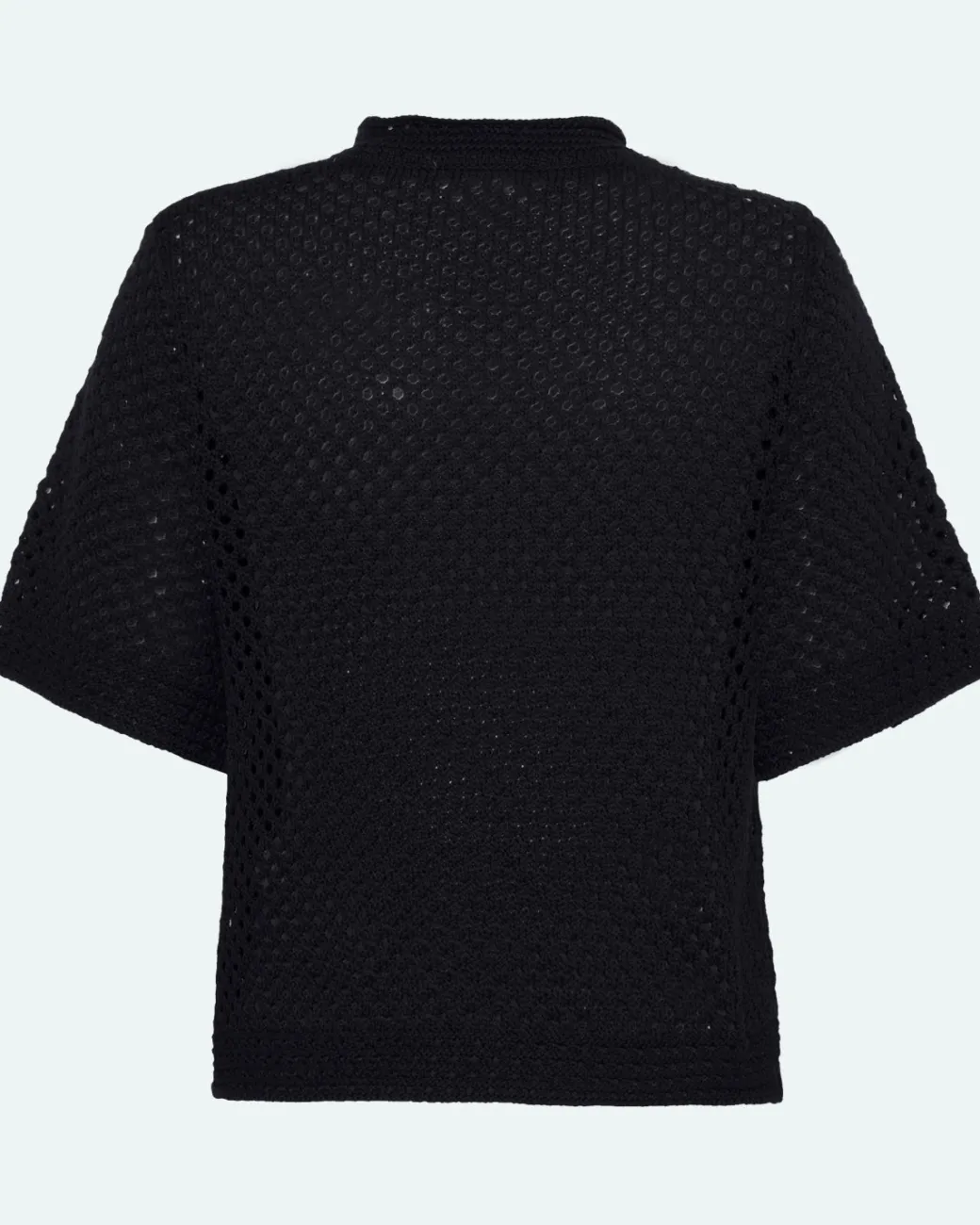 Minimum Knits | Lily crochet t-shirt 4119 - Black