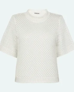 Minimum Knits | Lily crochet t-shirt 4119 - Coco Milk CocoMilk