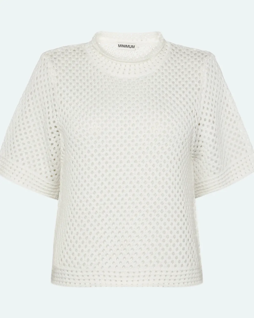 Minimum Knits | Lily crochet t-shirt 4119 - Coco Milk CocoMilk