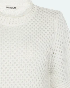 Minimum Knits | Lily crochet t-shirt 4119 - Coco Milk CocoMilk
