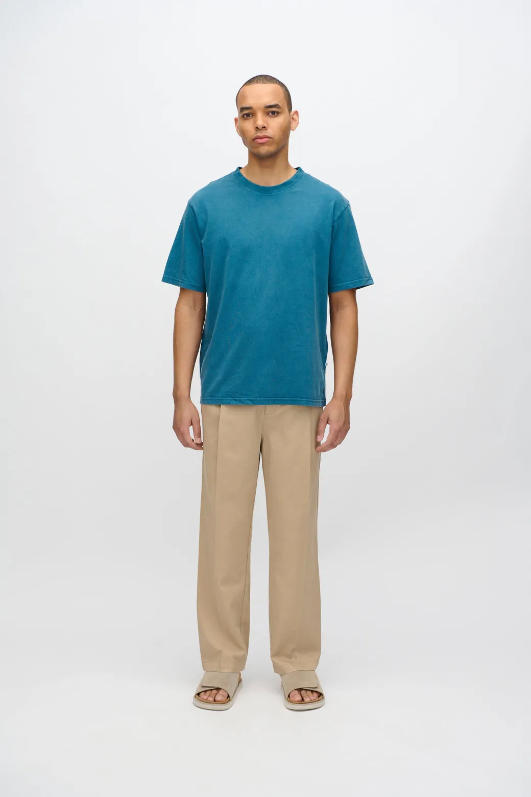 Minimum T-Shirts | Lono short sleeved t-shirt 3412 - Blue Ashes BlueAshes