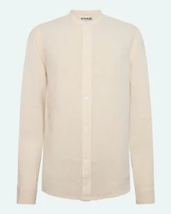 Minimum Shirts | Mando long sleeved linen shirt 4115 - Rainy Day RainyDay