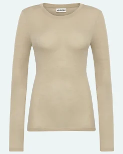 Minimum Knits | Natashas long sleeved t-shirt 3736 - Eucalyptus