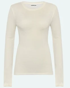 Minimum Knits | Natashas long sleeved t-shirt 3736 - Coco Milk CocoMilk