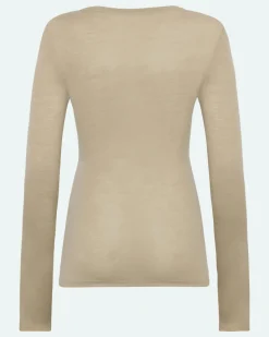 Minimum Knits | Natashas long sleeved t-shirt 3736 - Eucalyptus