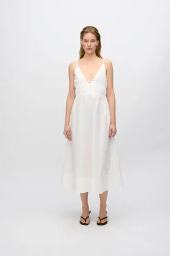 Minimum Dresses | Olivia midi dress 4238 - Coco Milk CocoMilk