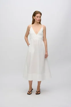 Minimum Dresses | Olivia midi dress 4238 - Coco Milk CocoMilk
