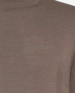 Minimum T-Shirts | Knitwear | Parker knit t-shirt 4180 - Shitake