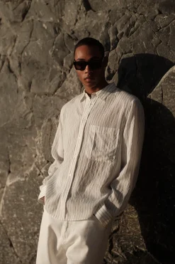 Minimum Shirts | Pedro long sleeved rlx shirt 4173 - White