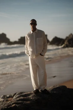 Minimum Shirts | Pedro long sleeved rlx shirt 4173 - White