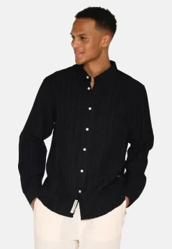 Minimum Shirts | Pedro long sleeved rlx shirt 4141 - Black