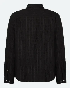 Minimum Shirts | Pedro long sleeved rlx shirt 4141 - Black