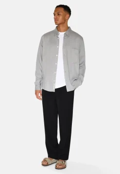 Minimum Shirts | Pedro long sleeved shirt 3859 - Light Grey LightGrey