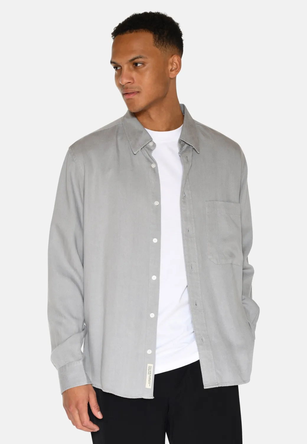 Minimum Shirts | Pedro long sleeved shirt 3859 - Light Grey LightGrey