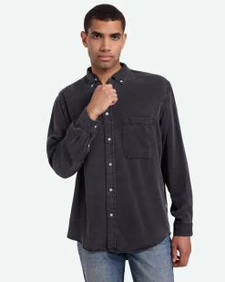 Minimum Shirts | Pedro long sleeved shirt 3859 - Black
