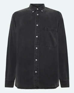 Minimum Shirts | Pedro long sleeved shirt 3859 - Black
