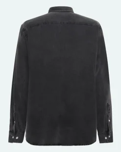 Minimum Shirts | Pedro long sleeved shirt 3859 - Black