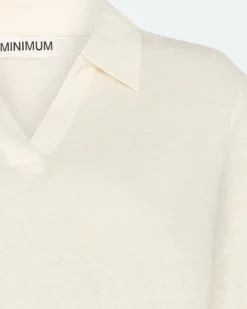Minimum T-Shirts | Petra polo t-shirt 4159 - Coco Milk CocoMilk