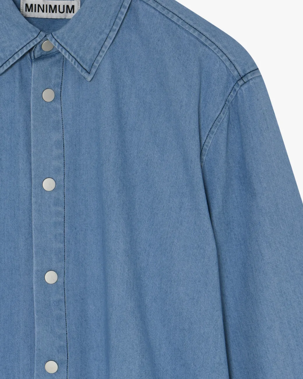 Minimum Shirts | Randy Denim Shirt 4131 - Blue Ashes BlueAshes