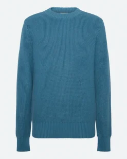 Minimum Knitwear | Rob basic knit sweater G006 GOTS - Blue Ashes BlueAshes