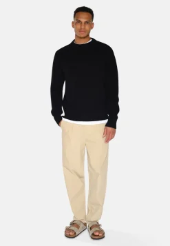 Minimum Knitwear | Rob basic knit sweater G006 GOTS - Black