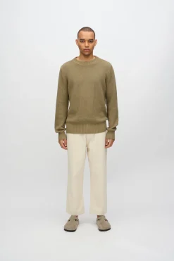 Minimum Knitwear | Rob basic knit sweater G006 GOTS - Mermaid