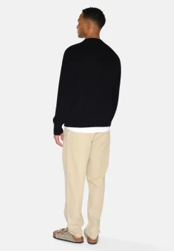 Minimum Knitwear | Rob basic knit sweater G006 GOTS - Black