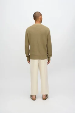 Minimum Knitwear | Rob basic knit sweater G006 GOTS - Mermaid