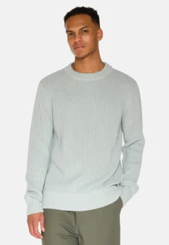 Minimum Knitwear | Rob basic knit sweater G006 GOTS - Gray Mist GrayMist