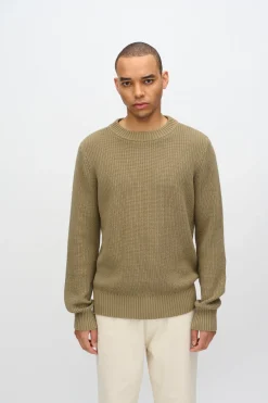 Minimum Knitwear | Rob basic knit sweater G006 GOTS - Mermaid
