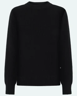 Minimum Knitwear | Rob basic knit sweater G006 GOTS - Black