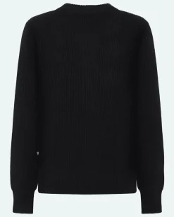 Minimum Knitwear | Rob basic knit sweater G006 GOTS - Black