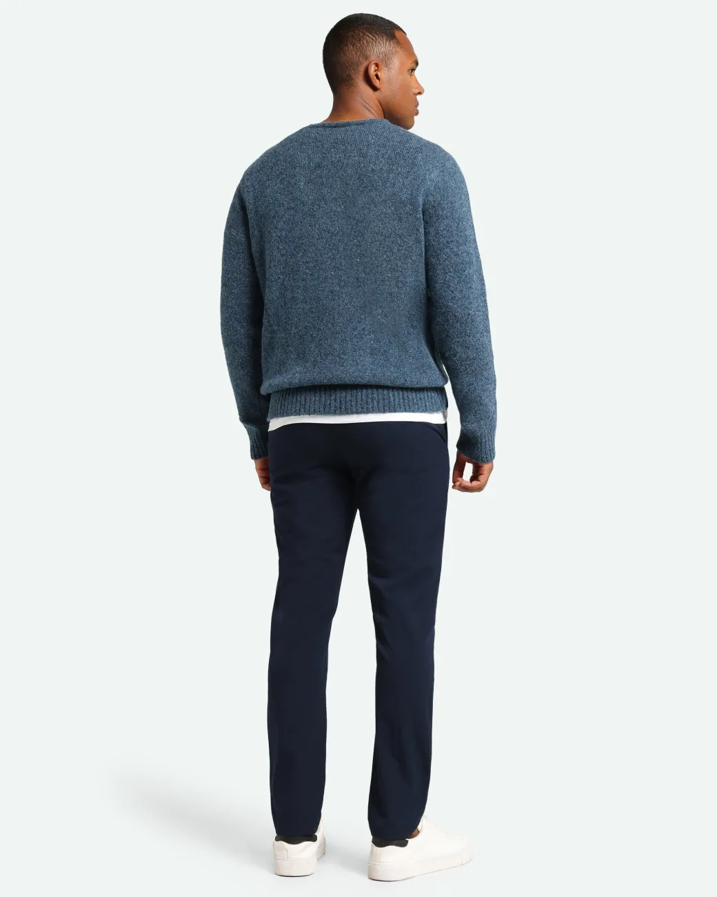 Minimum Knitwear | Roland 3815 Jumper - Sargasso Sea Melange SargassoSeaMelange
