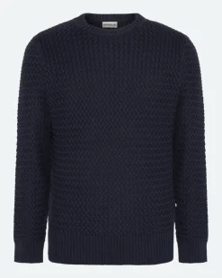 Minimum Knitwear | Roland knitted jumper 4123 - Sky Captain SkyCaptain