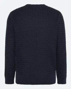 Minimum Knitwear | Roland knitted jumper 4123 - Sky Captain SkyCaptain