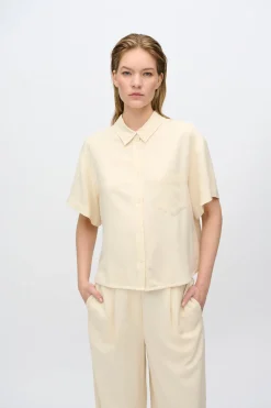 Minimum Shirts | Sage short sleeved shirt 3069 - Summer Sand SummerSand