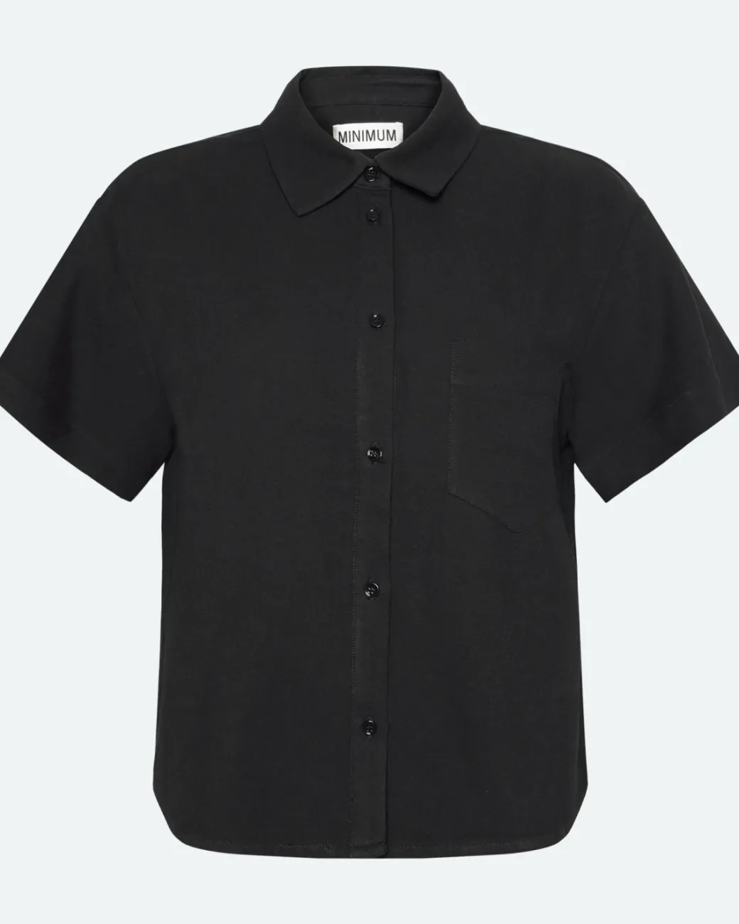Minimum Shirts | Sage short sleeved shirt 4191 - Black