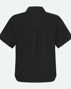 Minimum Shirts | Sage short sleeved shirt 4191 - Black