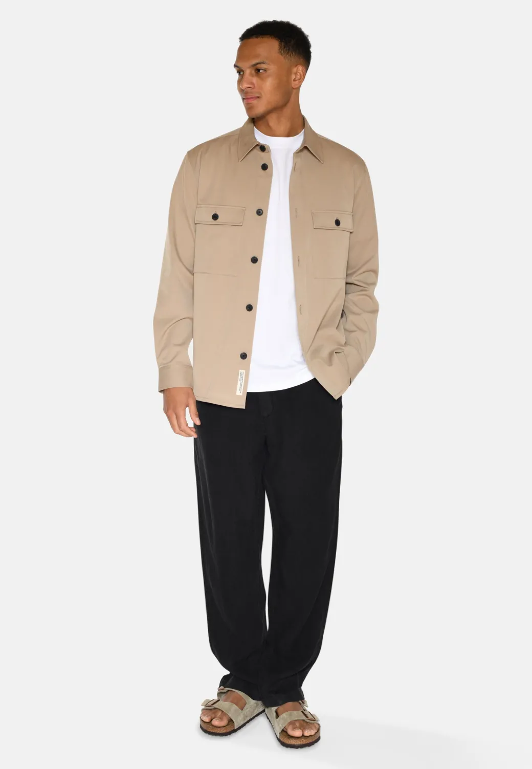 Minimum Shirts | Overshirts | Santon overshirt 3808 - Chinchilla