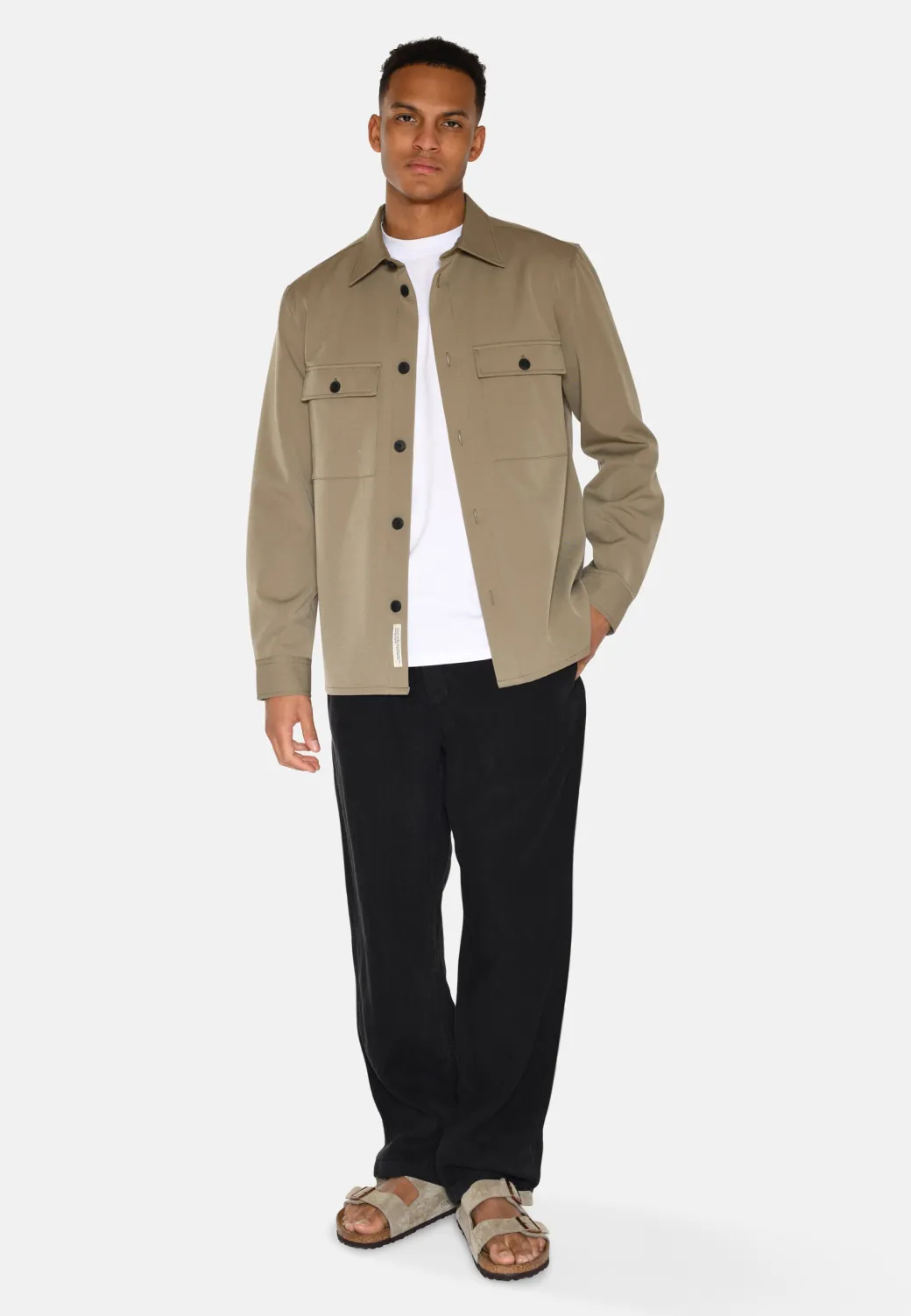 Minimum Shirts | Overshirts | Santon overshirt 3808 - Mermaid