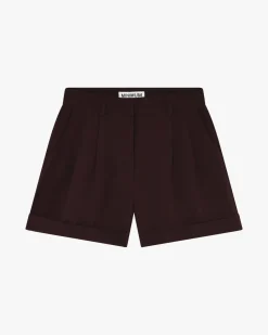 Minimum Shorts | Selby linen blend shorts 3069 - French Roast FrenchRoast