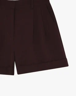 Minimum Shorts | Selby linen blend shorts 3069 - French Roast FrenchRoast