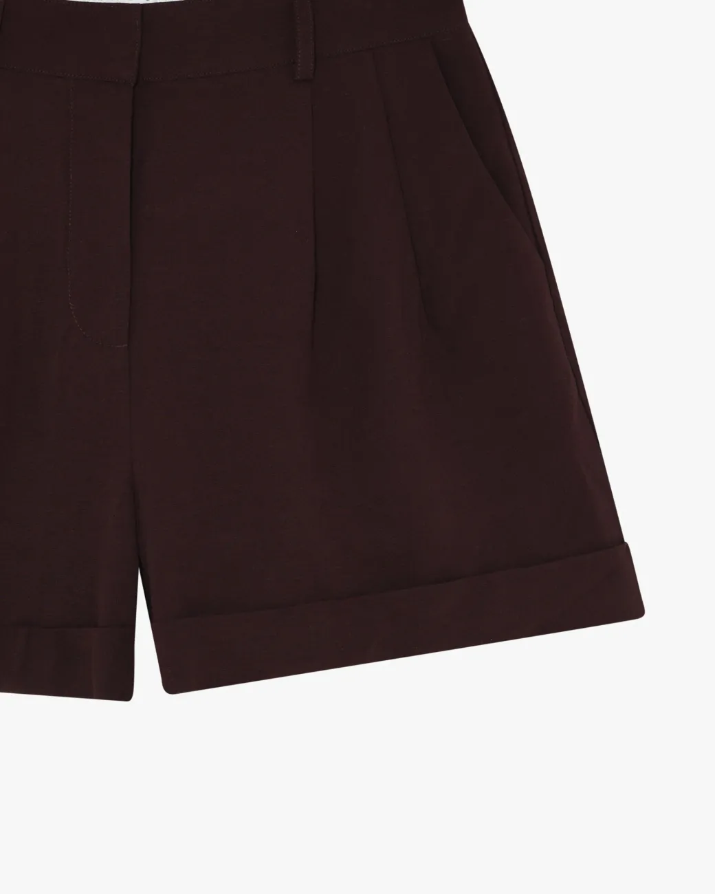 Minimum Shorts | Selby linen blend shorts 3069 - French Roast FrenchRoast