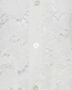 Minimum Shirts | Selma long sleeved lace shirt 4256 - Coco Milk CocoMilk