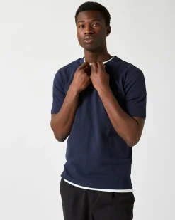 Minimum T-Shirts | Sims short sleeved t-shirt G030 GOTS - Navy Blazer NavyBlazer
