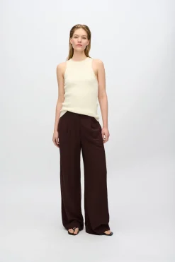 Minimum Pants | Smilla dressed pants 3069 - French Roast FrenchRoast