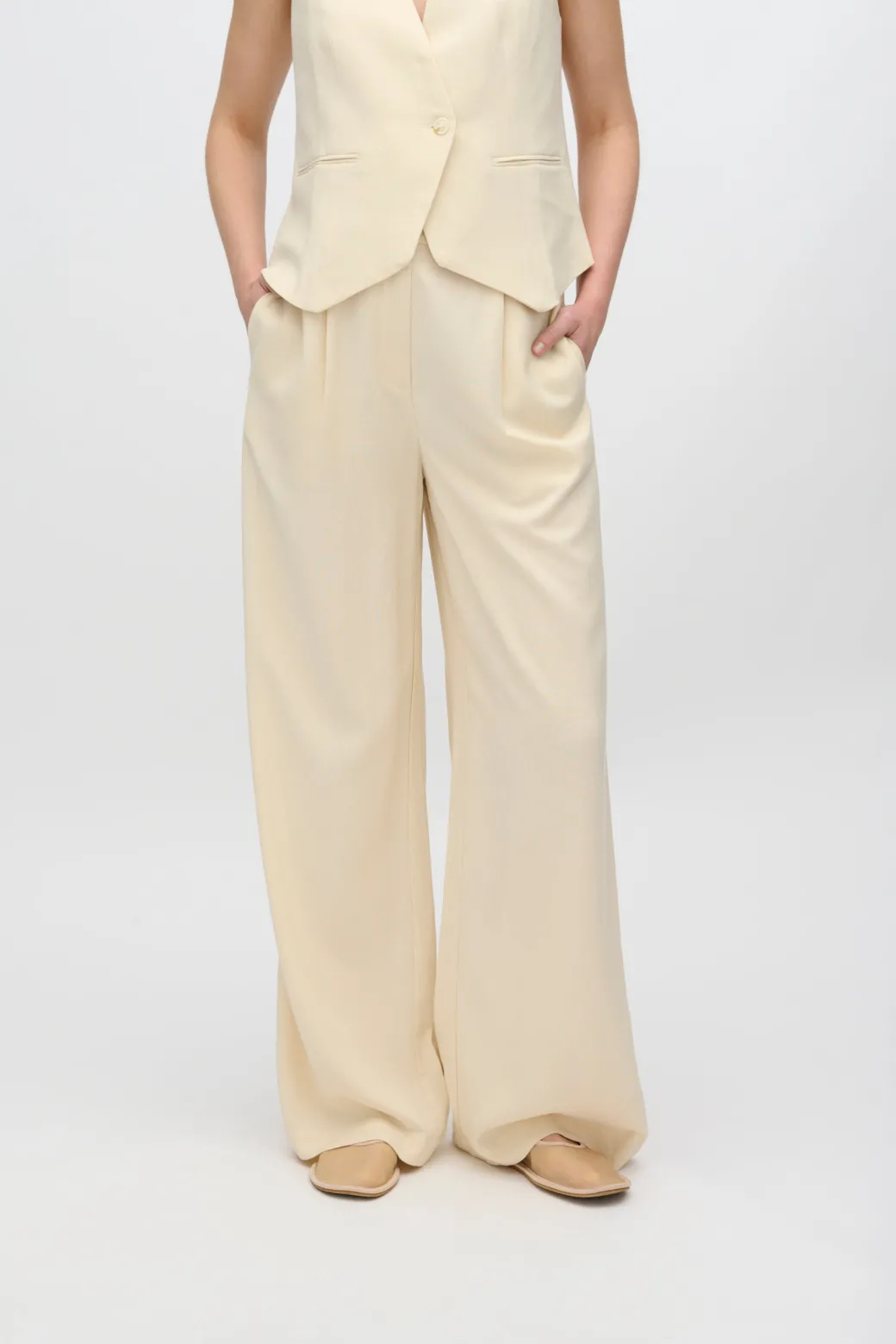 Minimum Pants | Smilla dressed pants 3069 - Summer Sand SummerSand